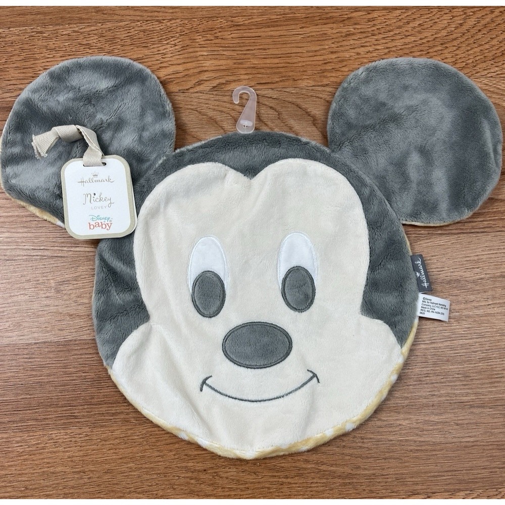 Hallmark Disney Baby Mikey Mouse Lovey Security Blanket Super Soft NEW with Tags